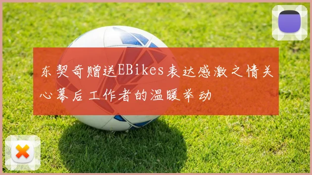 东契奇赠送EBikes表达感激之情关心幕后工作者的温暖举动